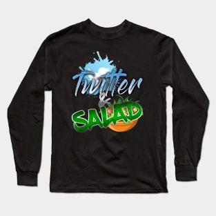 Chris Clark's Twitter & Salad Special! Designed by Jake Iacovetta Long Sleeve T-Shirt